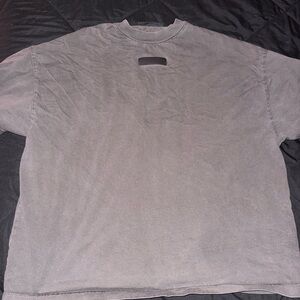 Essentials Fear of God Charcoal Men's Short Sleeve Tee